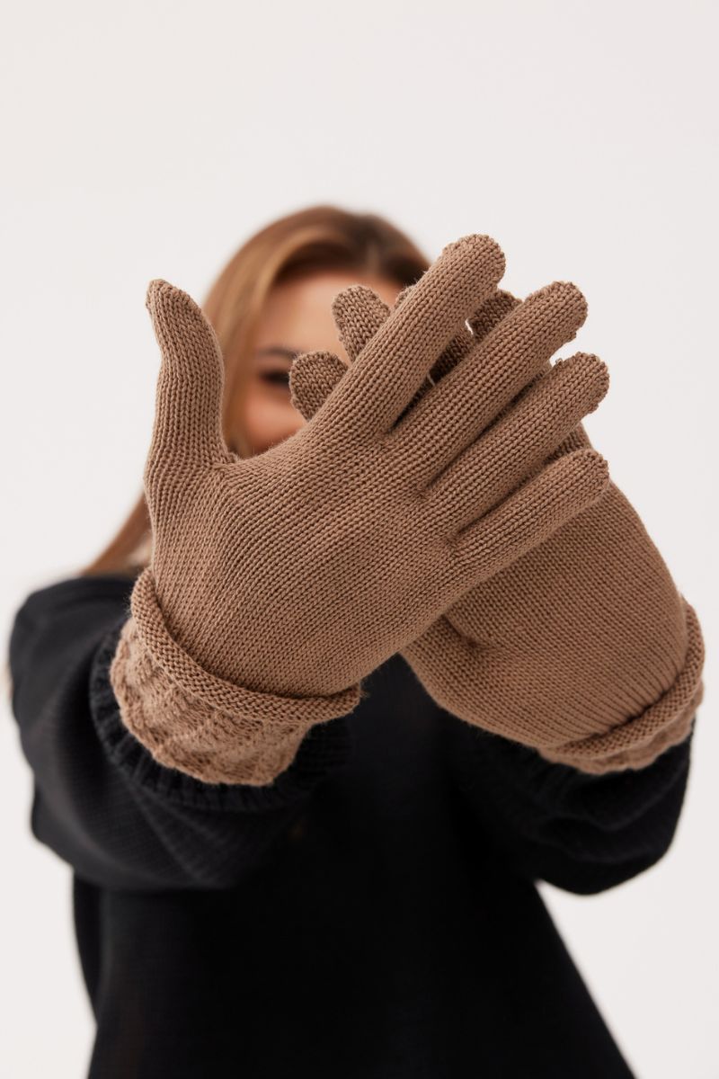 handschuhe von camel KENDALL – 100 % Merinowolle – – ander Größe:Größe M-L 10 2er-Set Kupplung Für Qeridoo giving the gloves a Color:black
