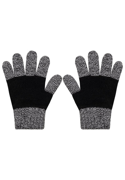 Rękawiczki - 30% wełny AVIO - GREY