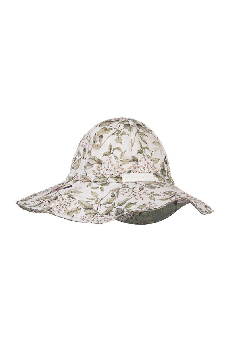 Girls' summer hat GARDEN BEIGE
