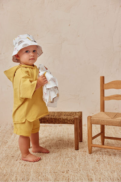 Dziecięcy kapelusz BABY ZOO WHITE