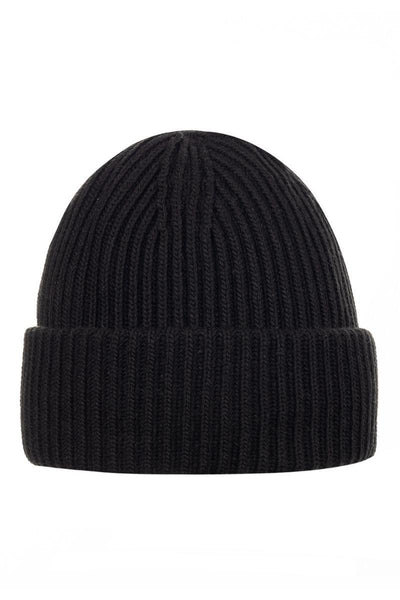 Czapka z wełną UNISEX ALMIRO - BLACK