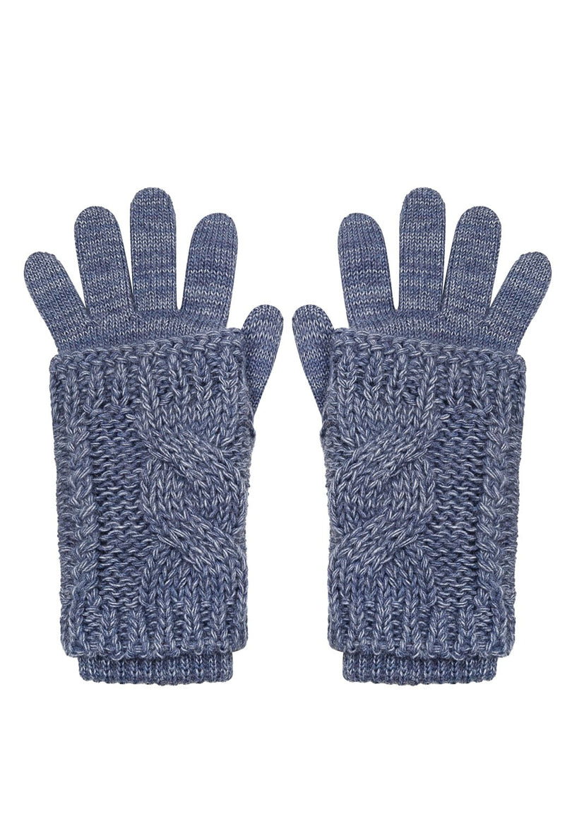 Gloves - 30% WOOLY wool - BLUE