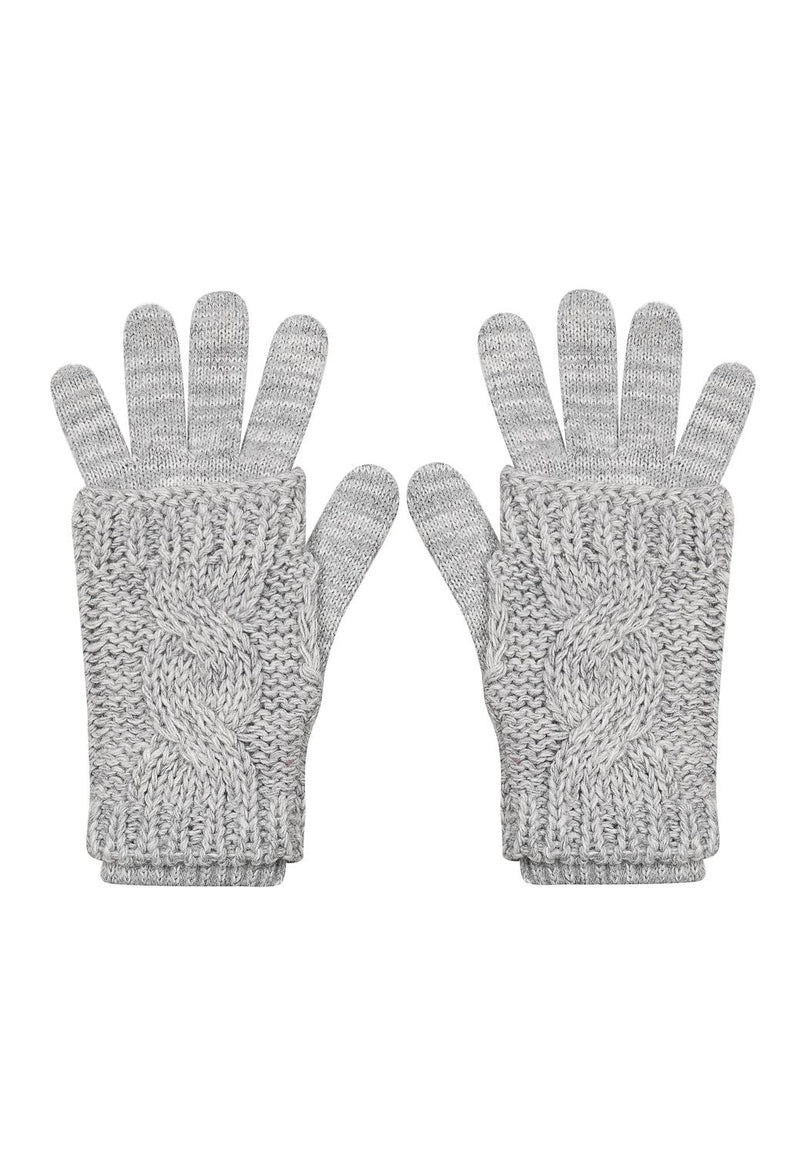 Gloves - 30% WOOLY wool - GREY