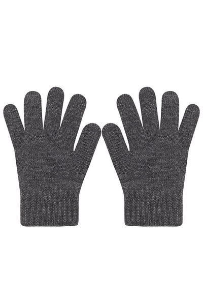Rękawiczki pojedyncze  - 30% wełny AZZONE - DARK GREY