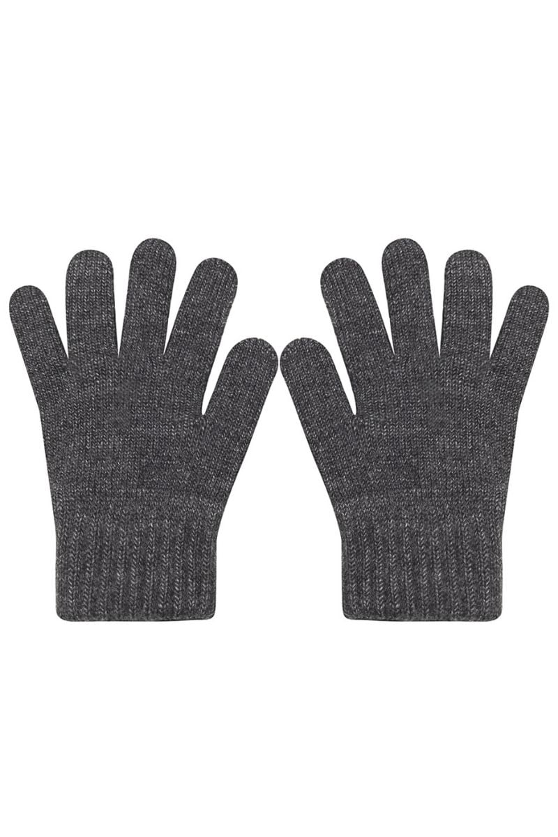 Single gloves - 30% AZZONE wool - DARK GREY