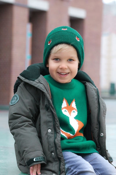 Sweter FOX - GREEN
