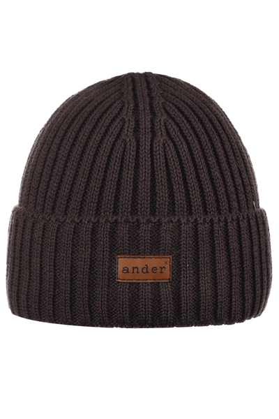 Czapka - 100% bawełna ACHILLE - BROWN