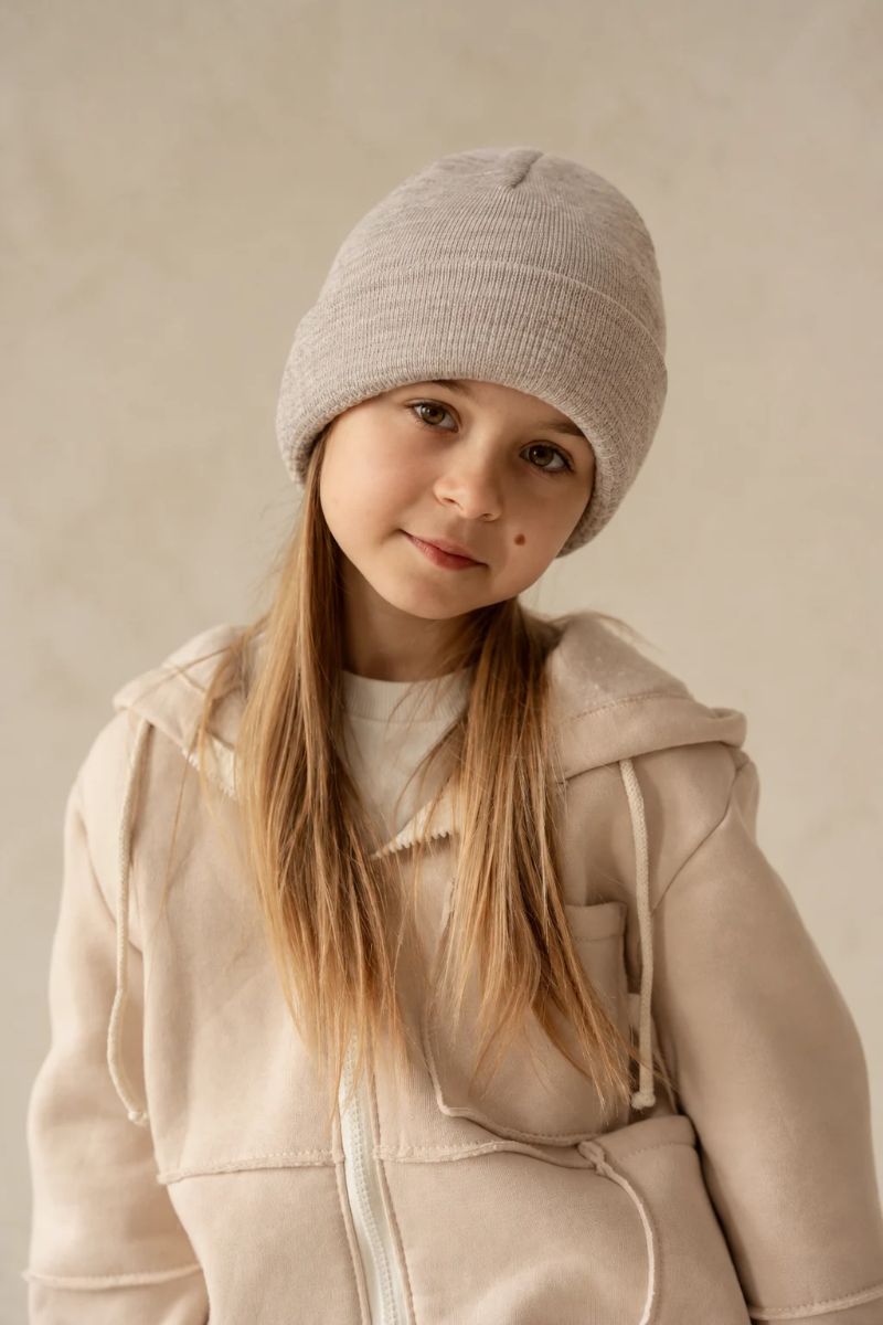 Čepice SOPHIE MINI - 100% merino vlna - béžová