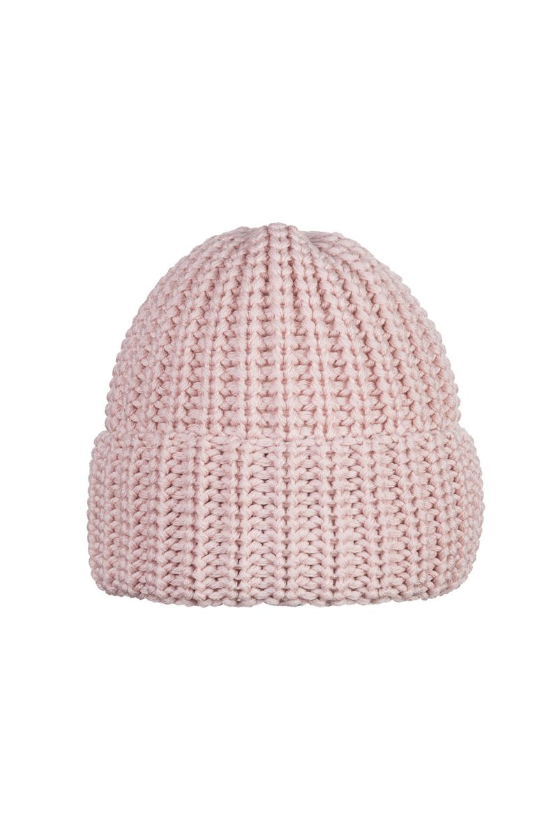 Czapka dziecięca SOPHIE MINI wykonana w 100% z wełny merino.
Różowa czapka dziecięca z grubym splotem z wełny merino.