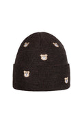 Czapka LITTLE BEAR - 100% wełny merino - brązowy