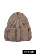 Czapka HARRY - 100% wełny merino - camel
