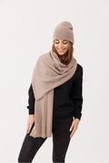 Čepice NAOMI - 100% merino vlna – taupe