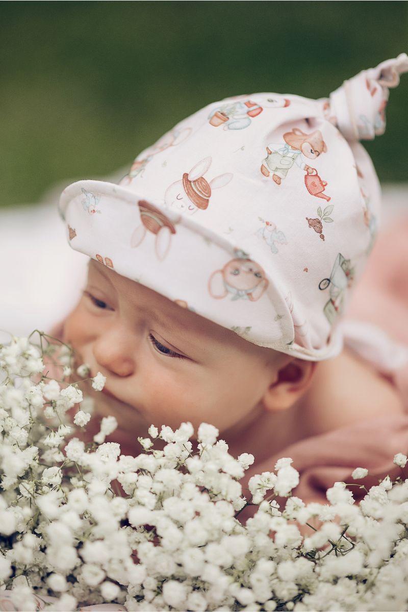 Children's cap with scarf MIA MULTICOLOR