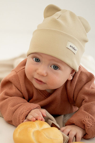 Czapka dziecięca GRACE BEIGE