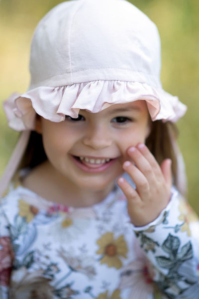 Czapka letnia dla dziewczynku ELLA PINK