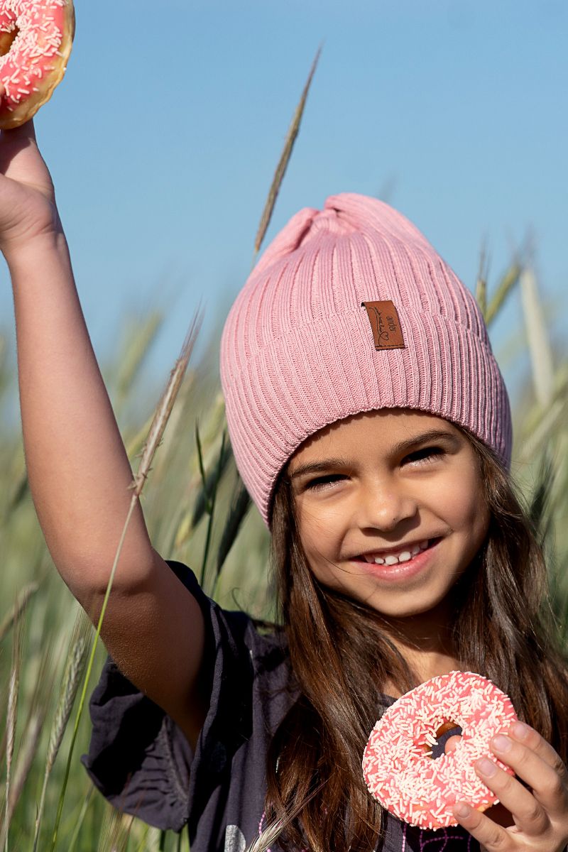 Summer hat for girls NICOLE PINK