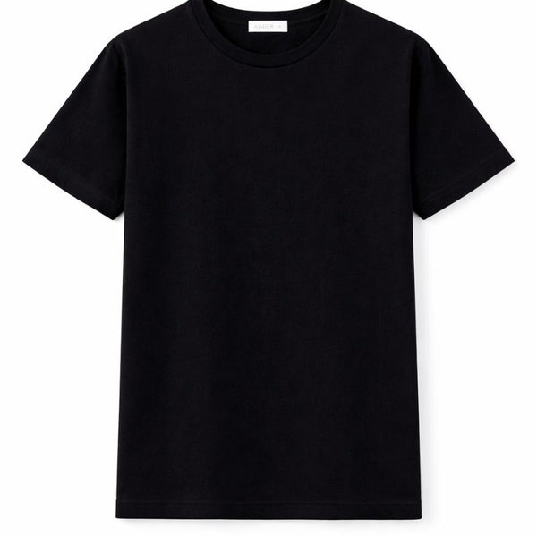 T-shirt męski premium w kolorze czarnym.
Naturalna koszulka męska z certyfikatem OEKO-TEX.