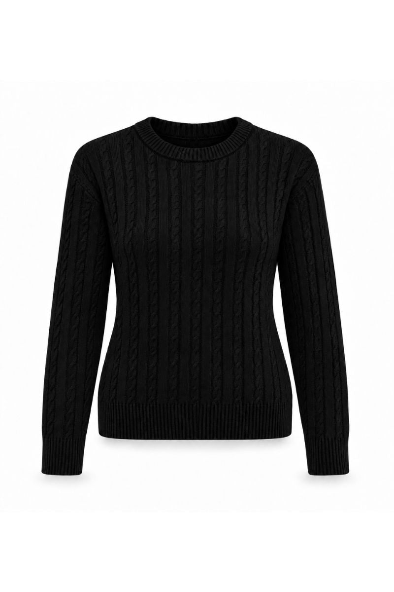 Klasyczny sweter z wełny merino odpowiedni do codziennych i eleganckich stylizacji.
Czarny sweter POLO z miękkiej i oddychającej dzianiny merino.