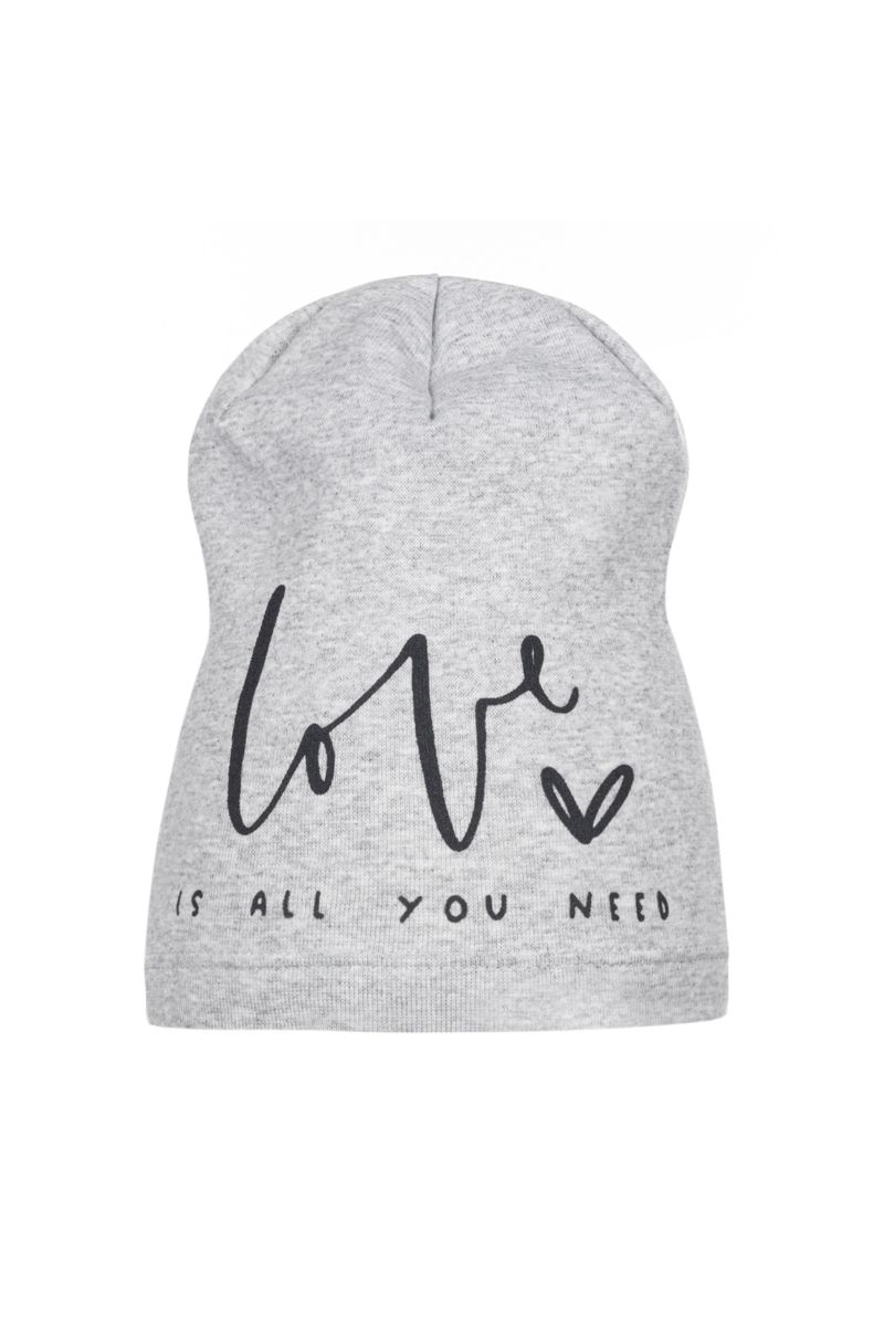 dziewczeca_czapka_beanie_LOVE_ander_grey_1