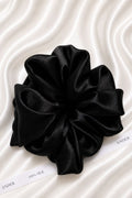 SILQ Silk Hair Scrunchie – size - XXL – black