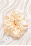 SILQ Silk Hair Scrunchie – size - XXL – ecru