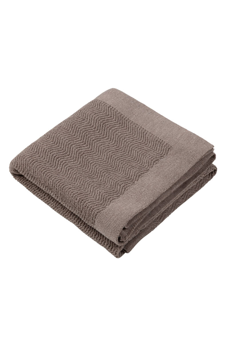 CALM baby blanket – 100% merino wool – taupe