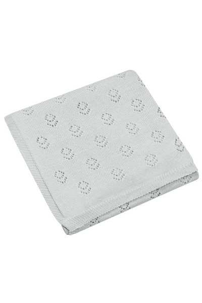 Kocyk dla niemowlaka ABONDIO - bawełna - GREY