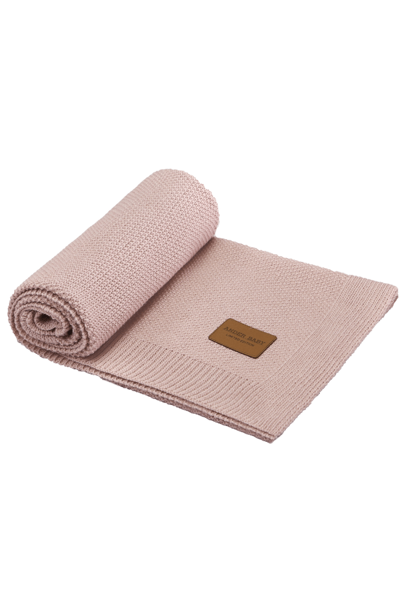 ADELINA baby blanket - acrylic - PINK