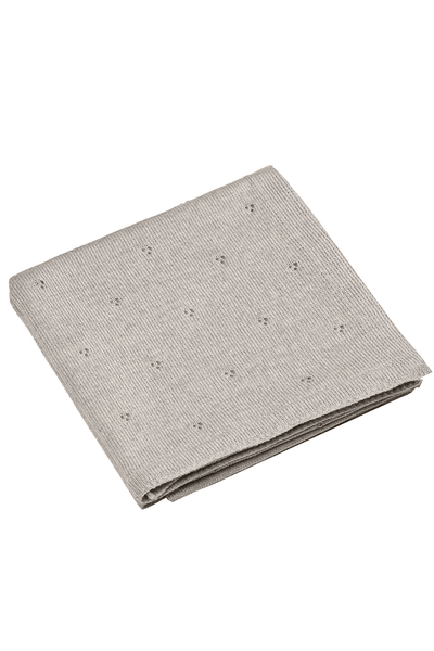 Kocyk dla niemowlaka APOLLO - 100% wełny merino - GREY