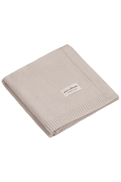 Kocyk dla niemowlaka ABACO – 100% wełny merino – beżowy
