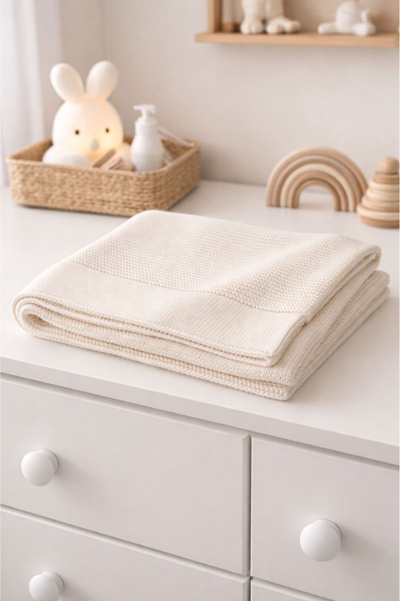Bamboo blanket - BAMBOO - ecru