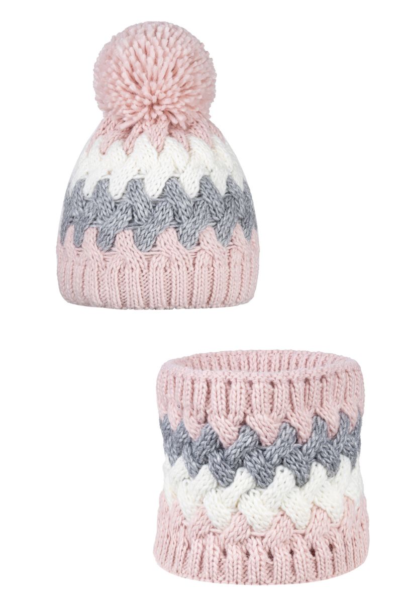 komplet pink grey