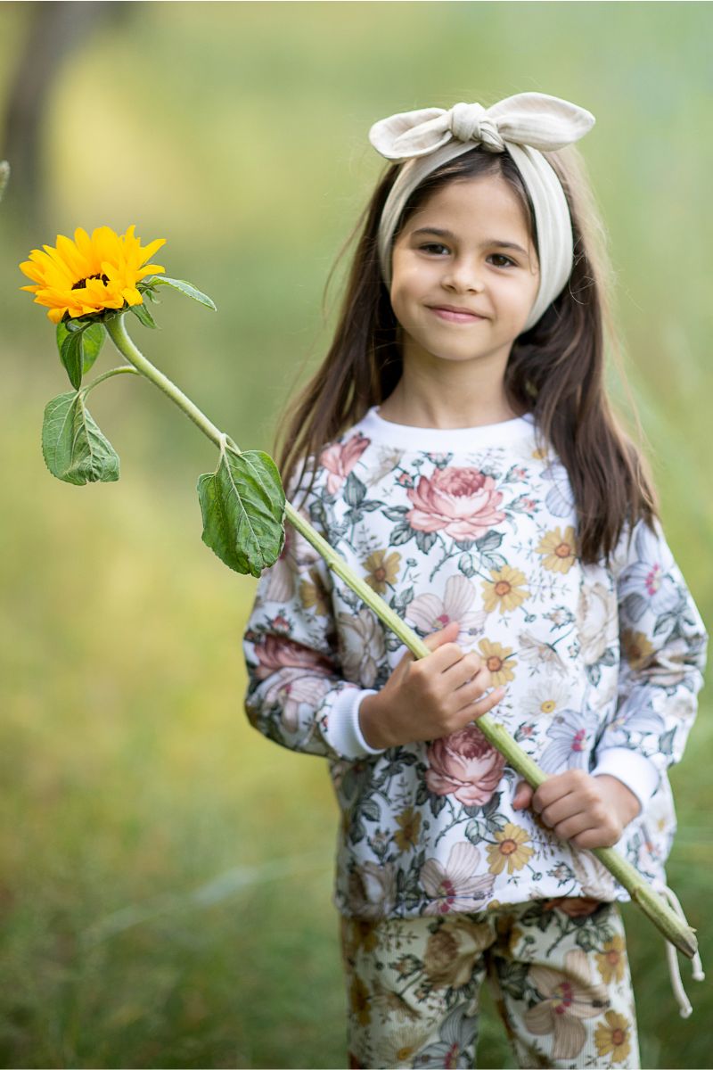 Girls' leggings LEILA FLOWERS
