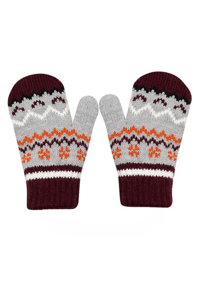 Rękawiczki – 30% wełny AVERARDO – BORDO