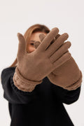 Rękawiczki KENDALL -100% wełny merino – camel