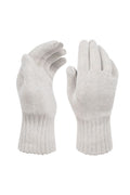 Rękawiczki CLASSY - 100% WEŁNA MERINO - szary