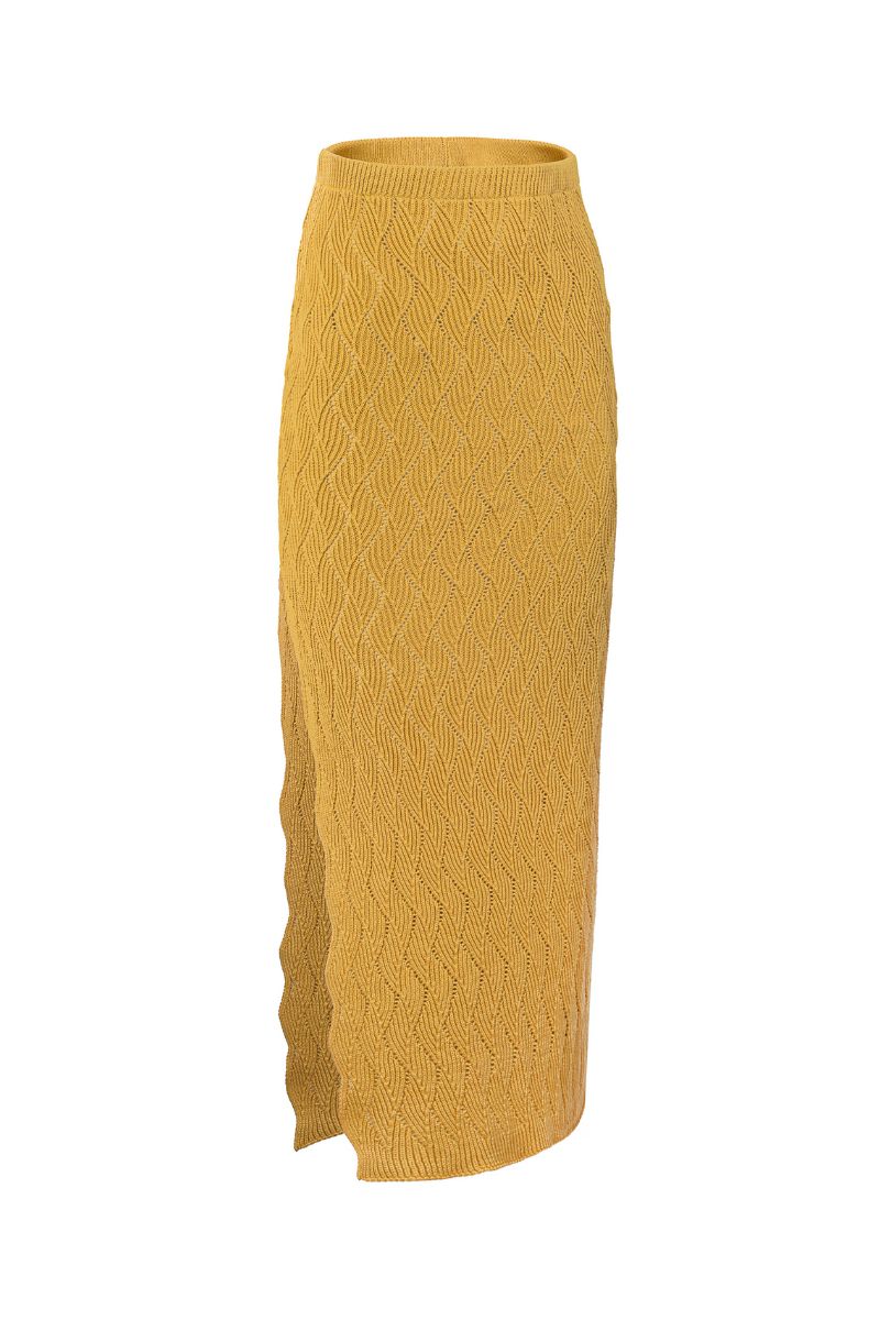 spódnica damska z lekkiej i oddychającej dzianiny do codziennych outfitów