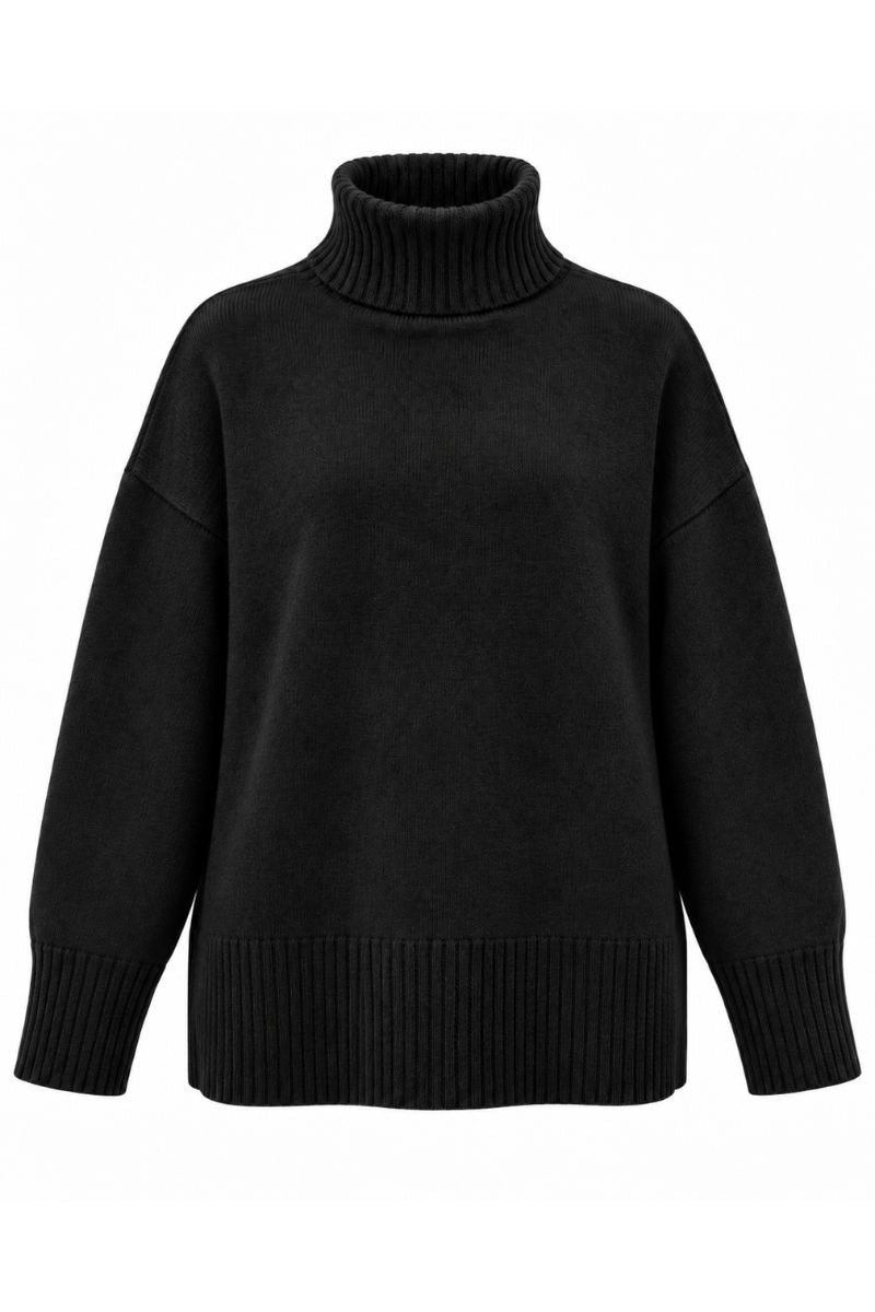 Sweter z kaszmirem BELLAGIO - czarny