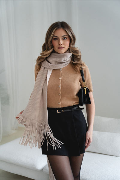 Cardigan en cachemire LUNA – camel