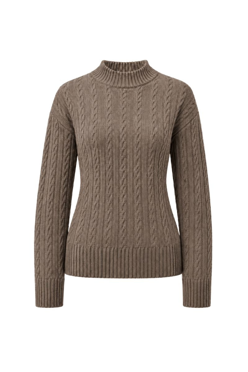wygodny damski sweter wełniany, sweter damski z wełny merino