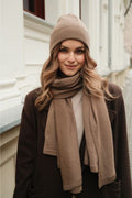 Šála PENELOPE - 100% merino vlna - camel