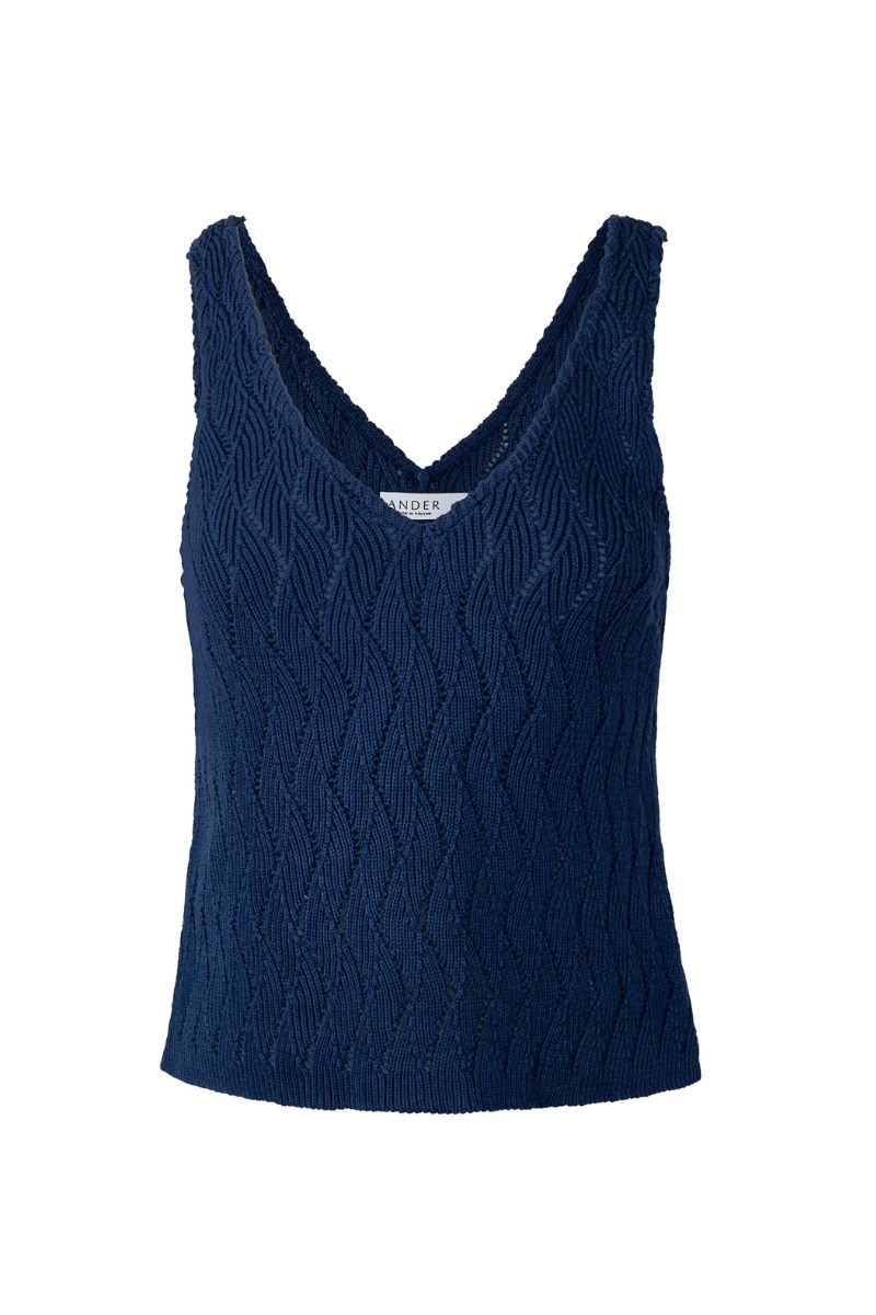 elegancki top na lato z dekoltem w kształcie litery V do stylizacji casual i basic