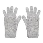 Rękawiczki - ciepłe wełniane WOOLY - GREY